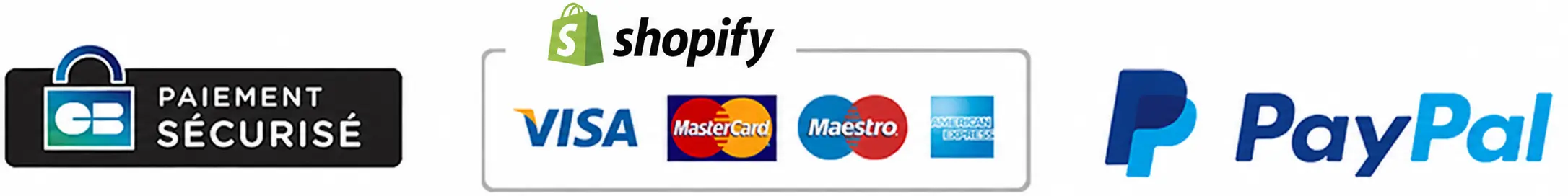 Sécurisé par PayPal et Stripe
